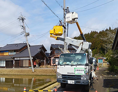 電柱建替工事